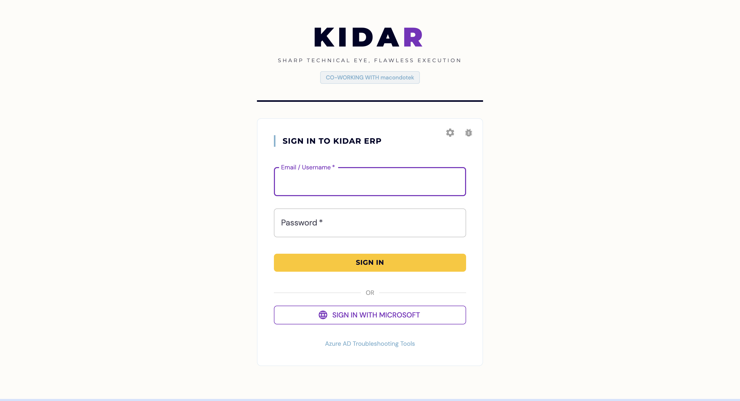 Kidar ERP
